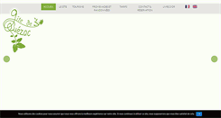Desktop Screenshot of gite-quezac.com